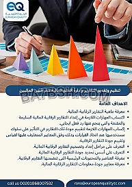 دورة تنظيم وتقديم التقارير وادارة النطم المالية للمراقبين الماليين 
