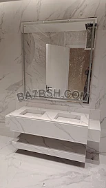  مغاسل رخام ، صور مغاسل رخام بسيطة ، ديكورات غرف دش منوعة