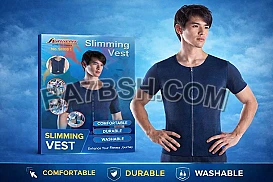 مشد حراري رجالي Slimming Vest – شكل رياضي وقوام أنحف