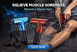 جهاز المساج المسدس Fascial Gun لتخفيف الآلام والاسترخاء