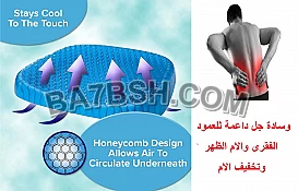 .. وسادة جل داعمة للظهر والعمود الفقري لتخفيف التعب Egg Sitter
