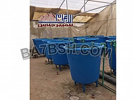 احواض سمك فيبر جلاس للاستزراع السمكى 