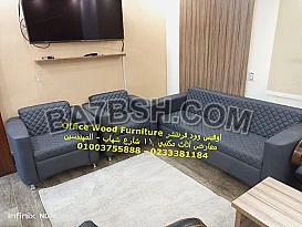 كراسي شركات كراسي مكتب مودرن كراسي انتظار فوتيهات جلد اثاث مكتبي