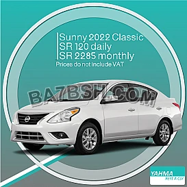 Nissan Sunny 2022 Classic for rent - Free Delivery for monthly rental
