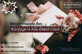  نقوم بإعداد جميع متطلبات الزواج في محكمة أبوظبي