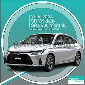 Toyota Yaris 2024 for rent - Free delivery for monthly rental