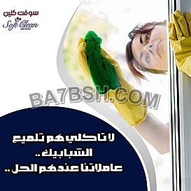 لانك مدللة و بتحبي تخلي بيتك يكون نظيف مية بالمية نحنا بخدمتك 